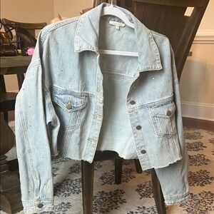 Trendy Light Blue Denim Jacket
